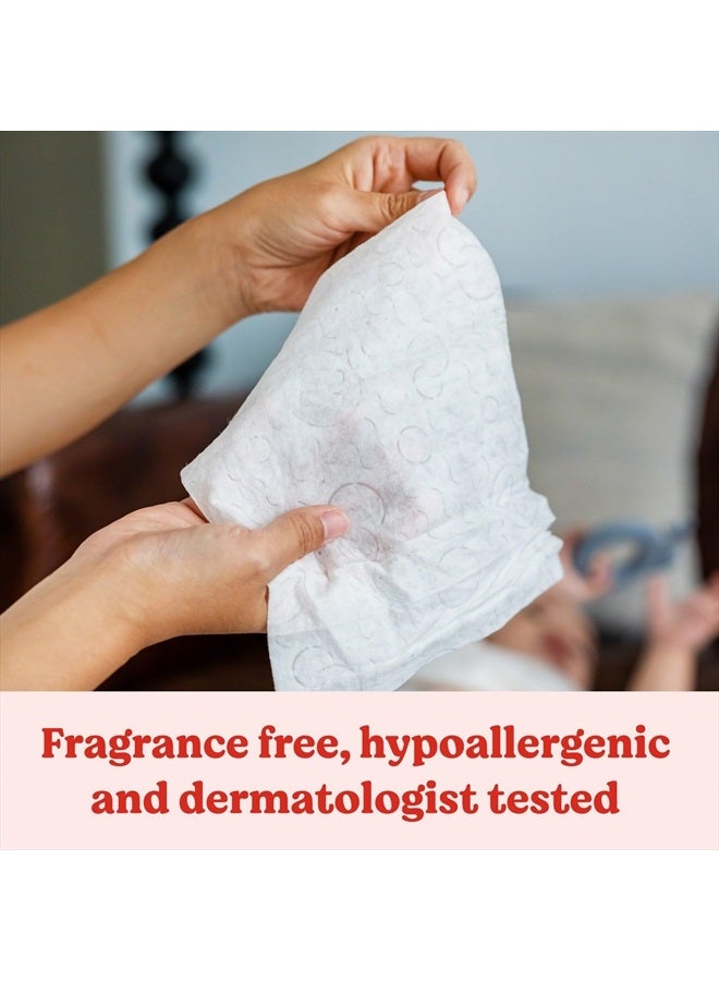 Huggies Natural Care Sensitive Baby Wipes, Unscented, Hypoallergenic, 99% Purified Water, 3 Refill Packs (528 Wipes Total) - Image 5