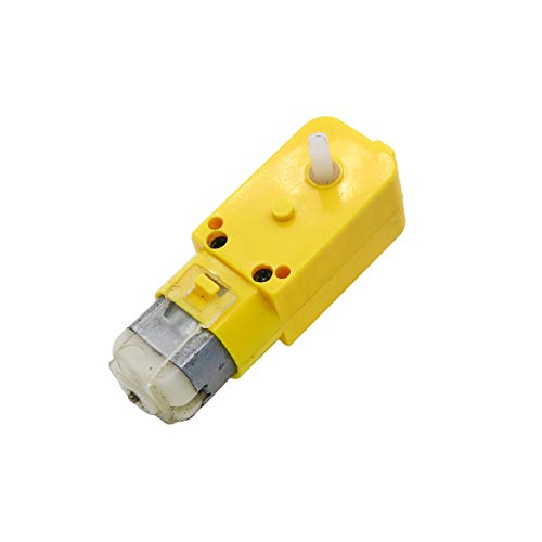 Electronicspices Electronic Spices Dual Shaft 3v Dc Gear Motor 9v Dc Motor Plastic for Toy Cars - Multicolor (Pack of 2) - Image 3