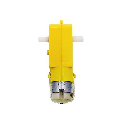 Electronicspices Electronic Spices Dual Shaft 3v Dc Gear Motor 9v Dc Motor Plastic for Toy Cars - Multicolor (Pack of 2) - Image 2