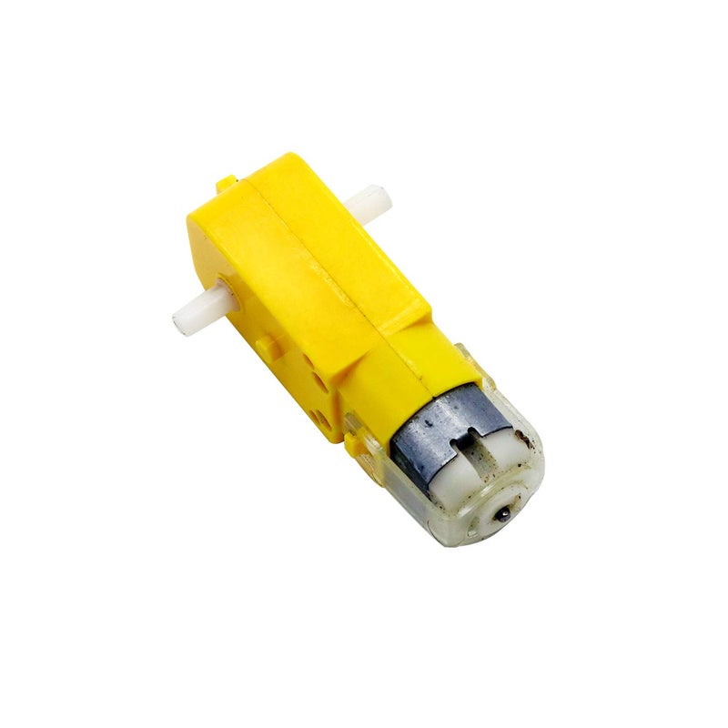 Electronicspices Electronic Spices Dual Shaft 3v Dc Gear Motor 9v Dc Motor Plastic for Toy Cars - Multicolor (Pack of 2) - Image 5
