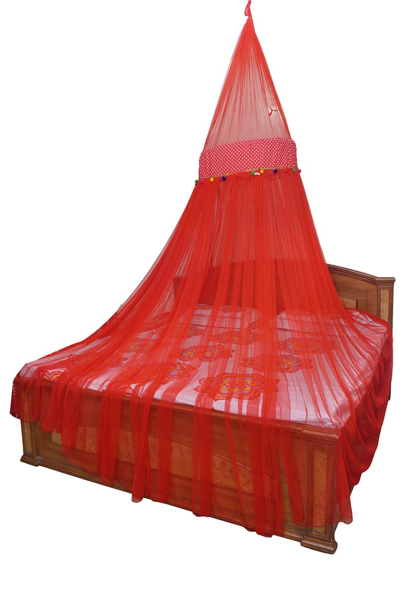 CREATIVE TEXTILES شبكة ناموس ملونة متعددة من كرييتيف تكستيل بحجم قياسي - Image 2