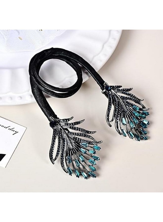 Bitrexup Hair Bun Accessories for Women Girls Magic Bun Maker for Hair Bun Shaper Elegant Rhinestone Feather Hair Bun Clips for Women Daily, Party, Wedding - Image 4