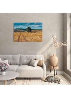 Home Gallery Central Russia Agricultural Countryside Country Road Canvas Wall Art  - Image 4