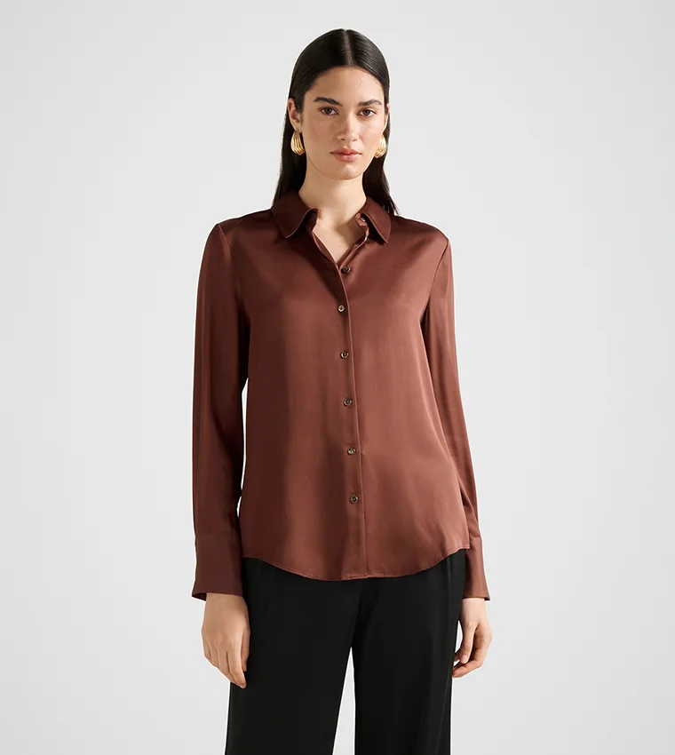 forever new Coco Satin Shirt
