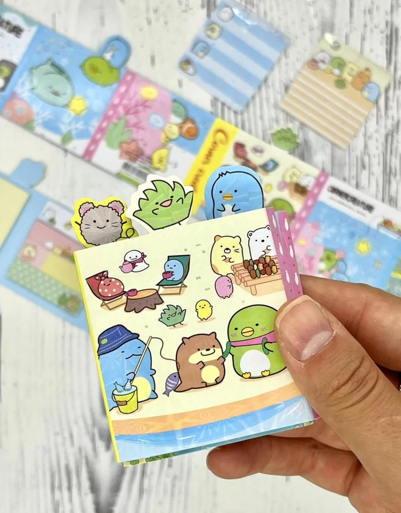 Kağıt Gemi Dükkan Paper Ship Shop Cute Sumikko Junk Food Themed Post-It / Sticky Note / Index