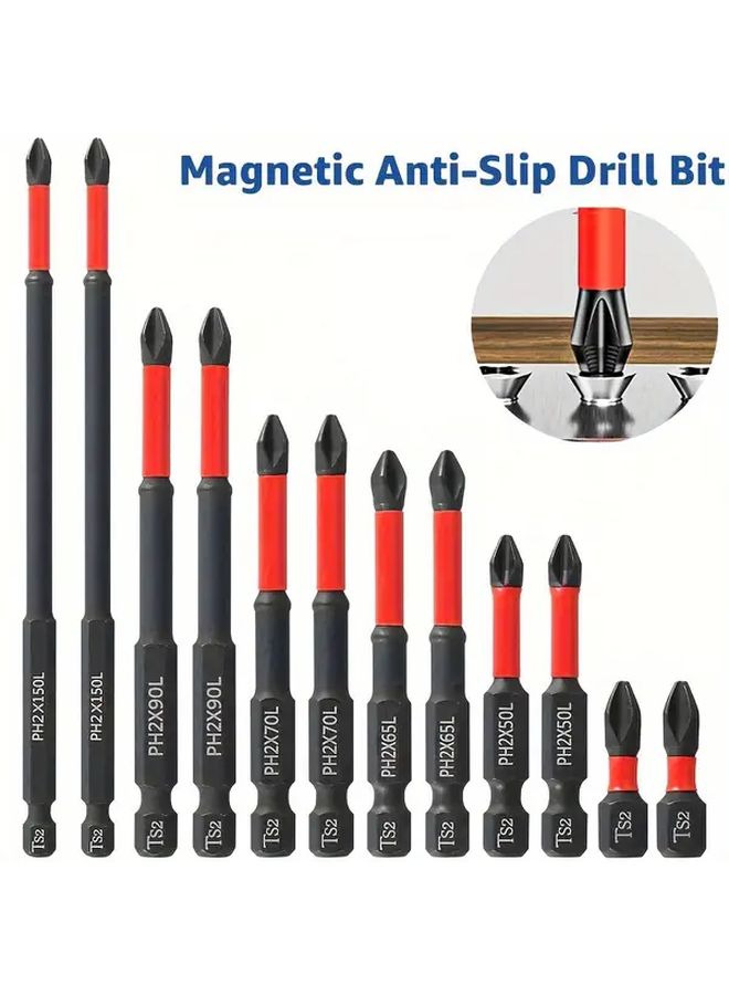 3 5 And S2 Steel Cross Impact Drill Bits Set 3 Pieces 50 65 70 For Electric Manual Drives - Image 1