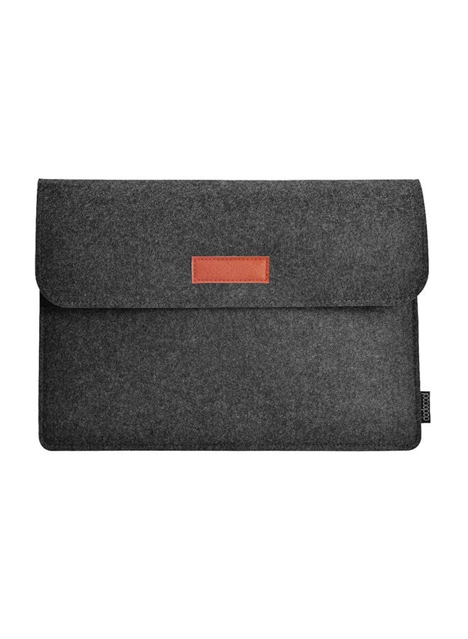 NIBEMINENT Protective Laptop Sleeve Case Cover With Mouse Pouch For Apple Mac Macbook Notebook Black  - Image 2