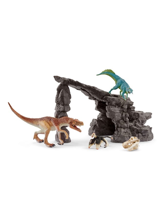 Schleich Dino with Cave Set - Image 1
