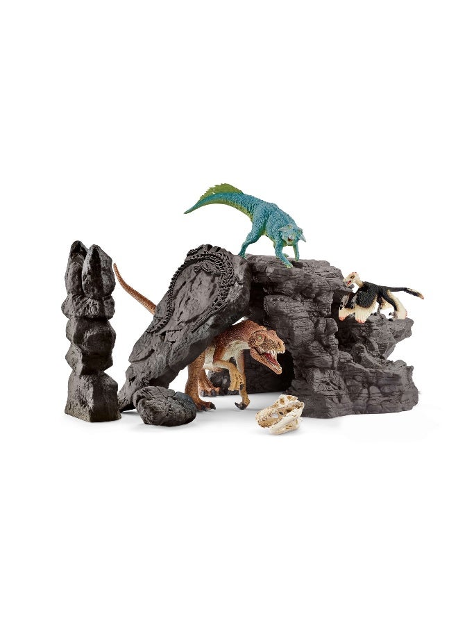 Schleich Dino with Cave Set - Image 3