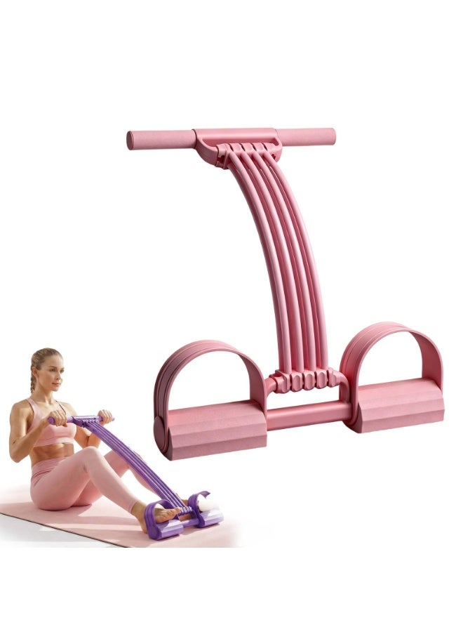 ECLux Pedal Resistance Bands with Handles, 2026 Upgrade Multifunction Tension Rope, Elastic Yoga Resistance Band, Home Exercise Equipment for Full Body Workout, Yoga, Stretching, Waist, Arm, Leg - Image 1