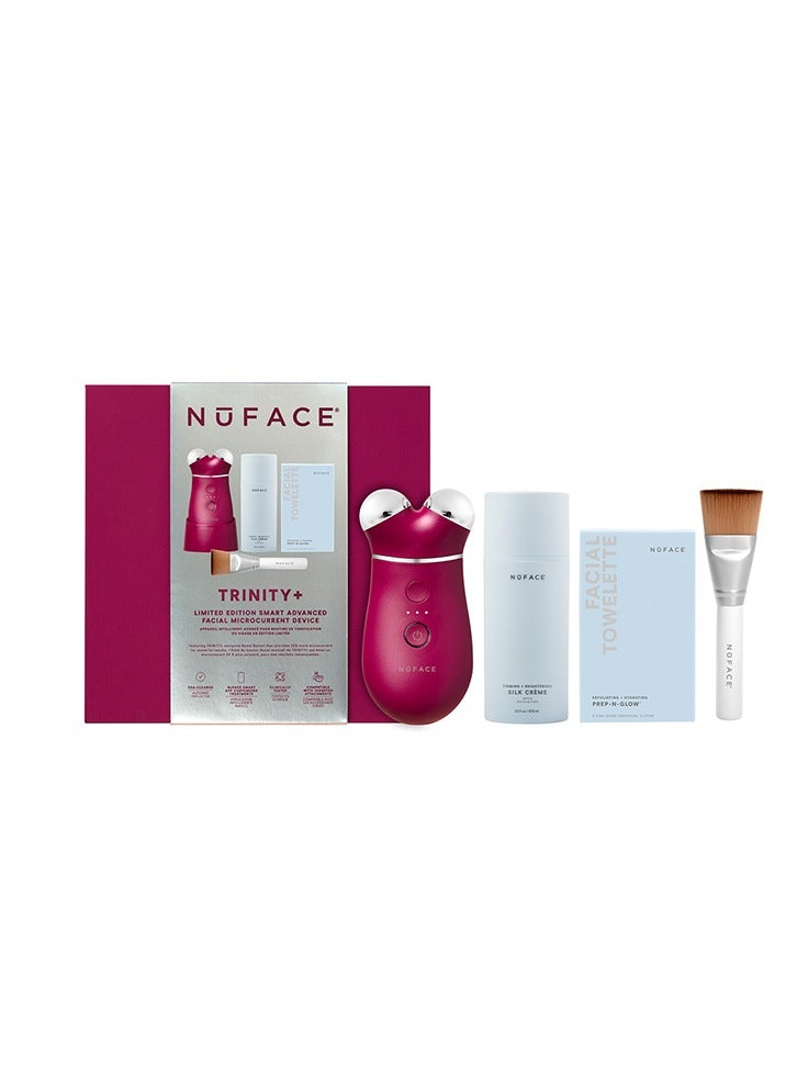 Nuface جهاز تنغيم الوجه الذكي المتقدم MINI+ بلون الورد المخملي - Image 1