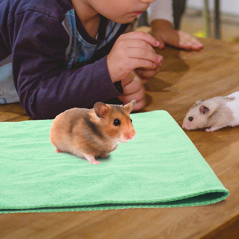 5pcs Small Animals Washable Blankets Pee Pad Pet Blanket Reusable Bedding Mat - Image 4