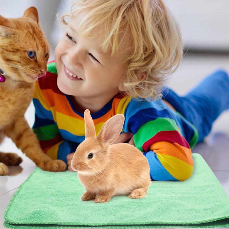 5pcs Small Animals Washable Blankets Pee Pad Pet Blanket Reusable Bedding Mat - Image 5