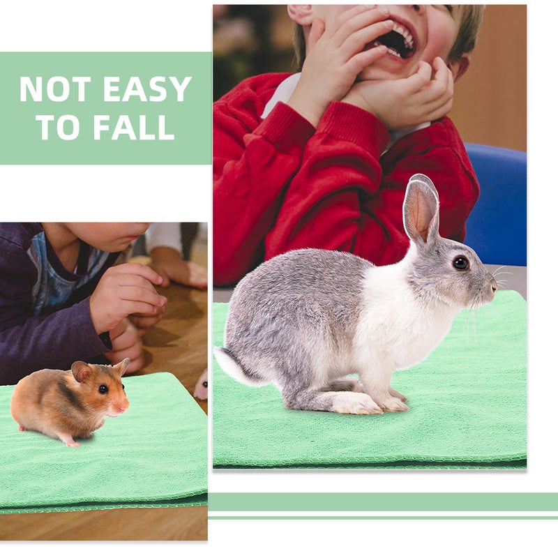 5pcs Small Animals Washable Blankets Pee Pad Pet Blanket Reusable Bedding Mat - Image 2