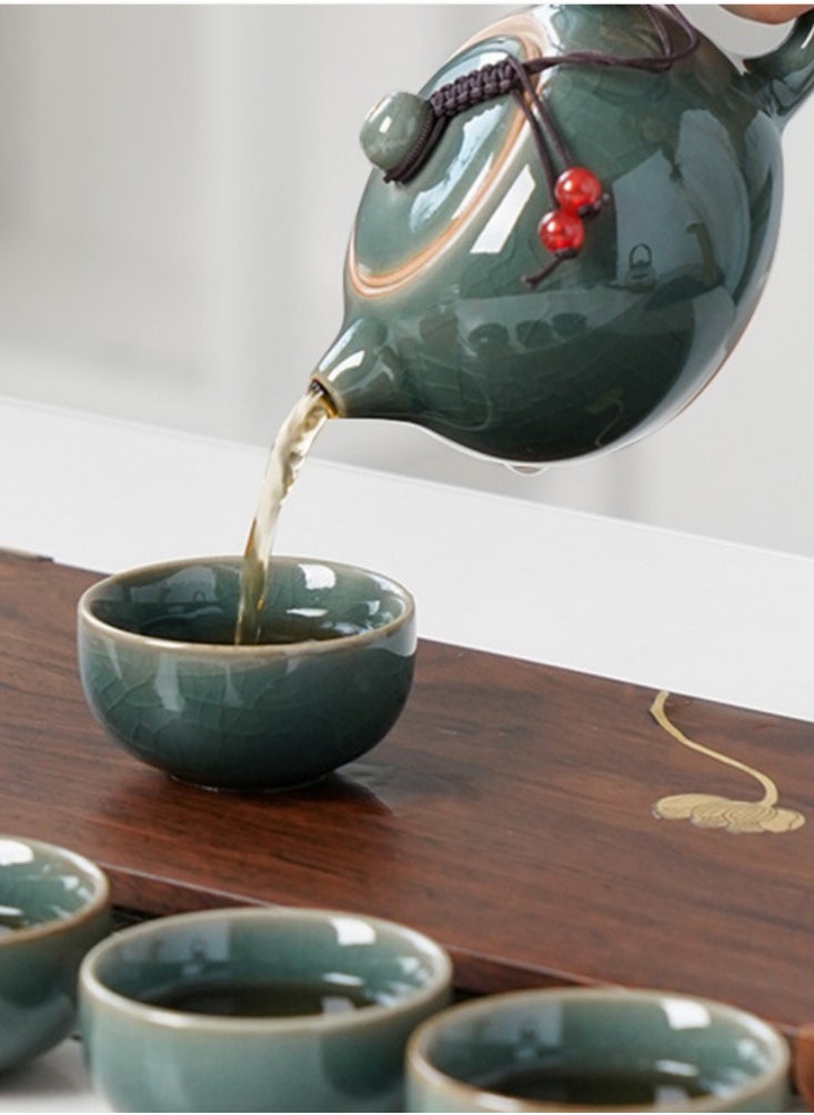 Generic - Traditional Chinese Style Tea Utensils Accompanied By Hand Gift Boxes, High-end Light Luxury Style Home And Business Tea Utensils Gifts - Image 1