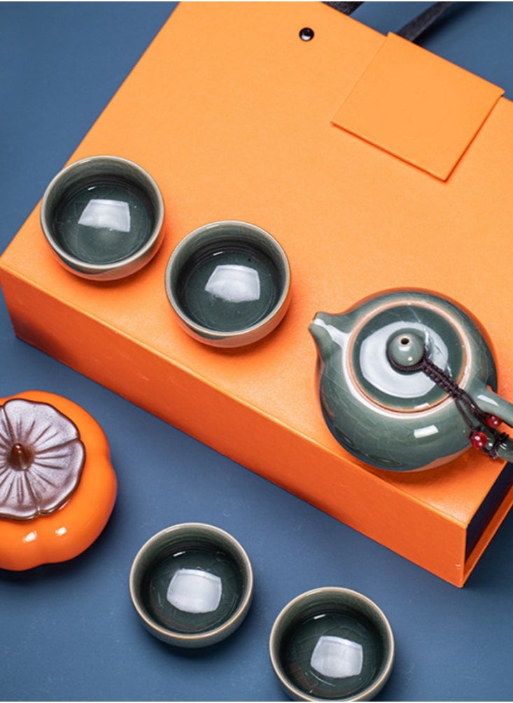 Generic - Traditional Chinese Style Tea Utensils Accompanied By Hand Gift Boxes, High-end Light Luxury Style Home And Business Tea Utensils Gifts - Image 1