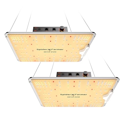 Spider Farmer SF1000-2Pack, Samsung LM301H EVO Led Grow Light, Full Spectrum Plant Light, Dimmable & High Efficiency & Deeper Penetration Lamps for Seed Starting Vegetables Bloom in 2x4 Grow Tent - Image 1