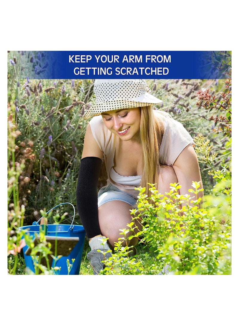 Y&D 2 Pairs Cut Resistant Sleeves Thin Arm Protectors Guard for Skin and Bruising Protection Safety Protective Men Women - Image 3