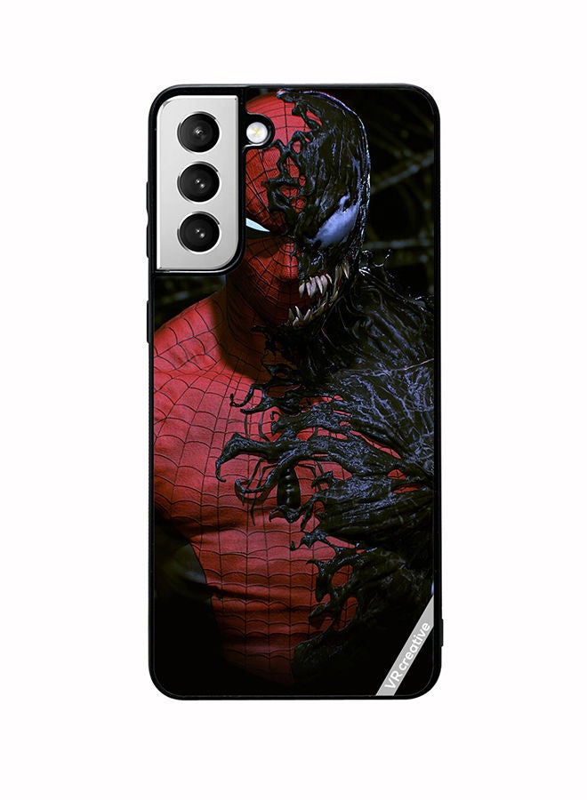 VR CREATIVE Protective Case Cover For Samsung Galaxy S22 Plus 5G Spiderman Design Multicolour - Image 1