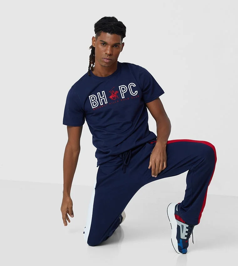 Beverly Hills Polo Club  Logo Printed Short Sleeves T-Shirt for Men | Best Price UAE