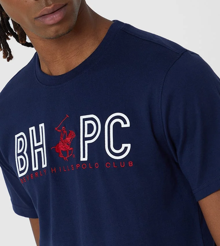 Beverly Hills Polo Club  Logo Printed Short Sleeves T-Shirt for Men | Best Price UAE