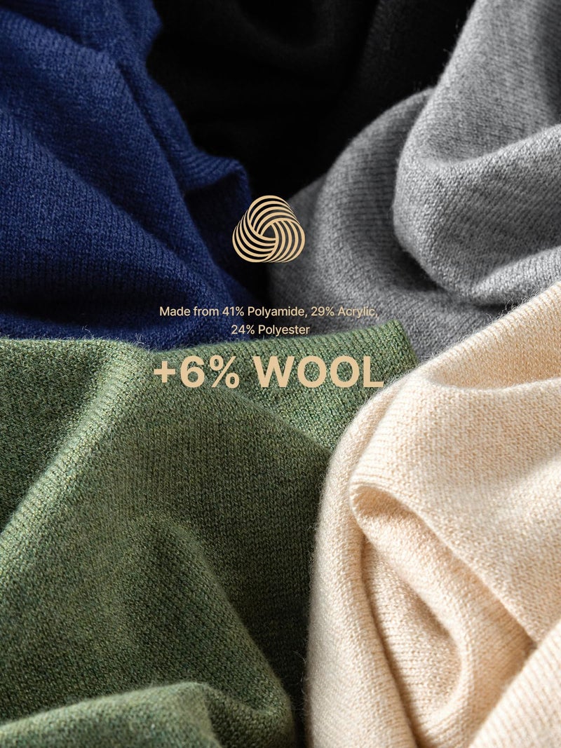 EVALESS Cardigan Sweaters for Women Lightweight Trendy Long Sleeve Lapel Collar Button Down Sweaters Spring Fashion 2026 Wool Blend Knit Cardigans Sweater Tops Spring Outfits Dirty Blue Small - Image 4