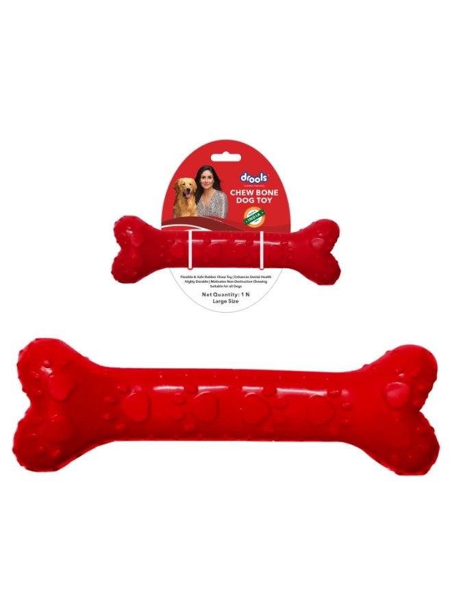 Drools Non-Toxic Rubber Dog Toy (Large - 21.59 cm) Pack | Durable Chewing | Promotes Dental Health | Aids Weight Management - Image 1