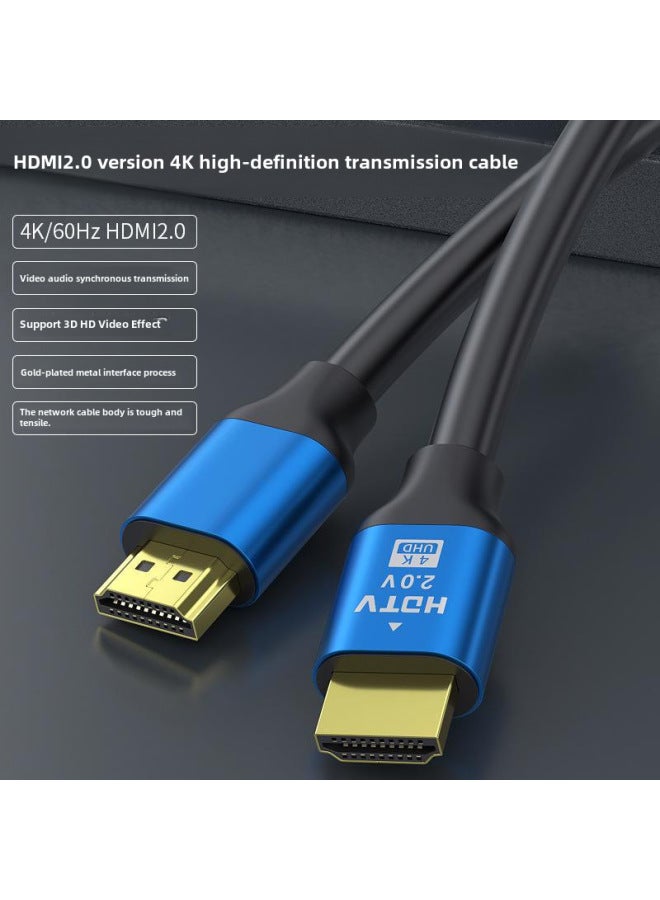 High Definition 4K HDMI 2.0 Cable TV Computer Monitor Screen Projector Connection Copper Clad Steel Wire Gold Plated Aluminum Shell-Line Length:20 Meters - Image 3
