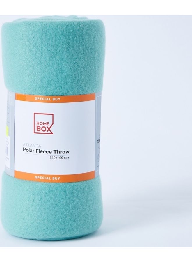 NIBEMINENT Atlanta Throw fleece Blue 160x120cm - Image 1