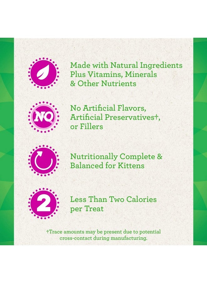 Greenies Feline Smartbites Healthy Kitten Treats, Crunchy and Soft Natural Cat Treats, Chicken Flavor, 16 oz Tub - Image 3