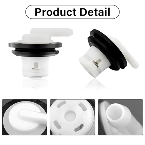 NIULPFZTK Fuel Tank Vent Valve, Gas Tank Vent Rollover Valve with Grommet Seal Kit 5360058 for Jeep Cherokee XJ Wagoneer, Comanche MJ, Grand Cherokee ZJ, Wrangler YJ - Image 5