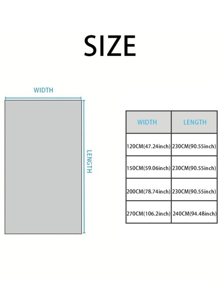 نامالو ملاءة سرير من قطعة واحدة، بنمط زهور، بوليستر ناعم وصديق للبشرة، قابل للتنفس، قابل للغسل في الغسالة، مقاوم للبهتان، بسيط ولكنه أنيق، مناسب لغرف النوم وغرف الضيوف والفنادق - Image 2