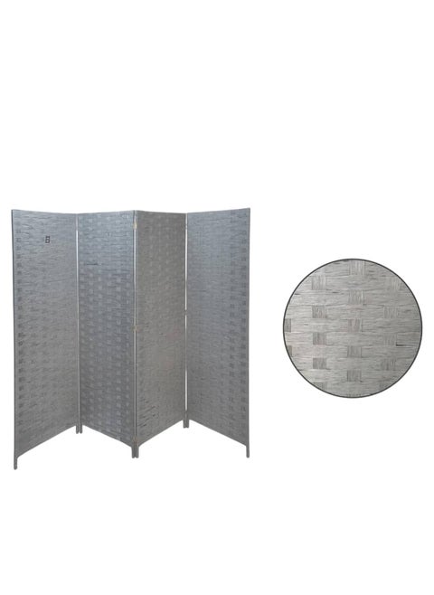 Foldable partition room divider, 4 panels