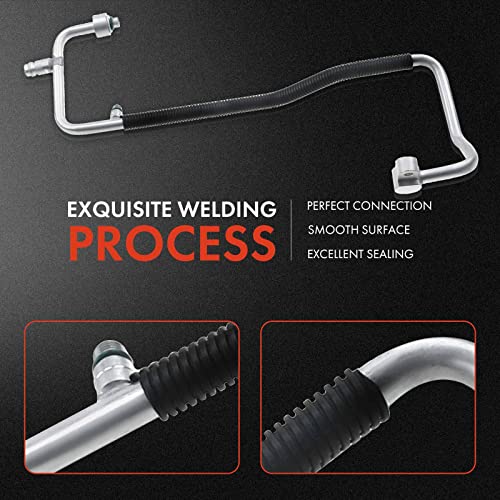 A-Premium A/C Discharge Line Hose Assembly Compatible with Lincoln MKX 2011-2015 & Ford Edge 2011-2014, Compressor to Condenser - Image 5