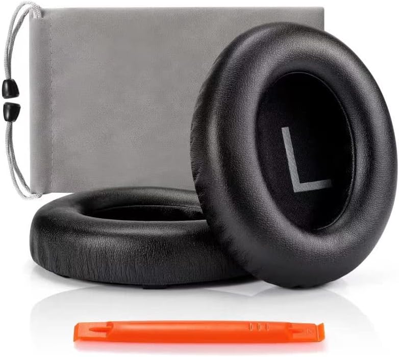 Cypher.V وسادات أذن بديلة، غطاء وسادات للأذن لسماعات Bose 700 المانعة للضوضاء NC700 فوق الأذن (أسود) - Image 2