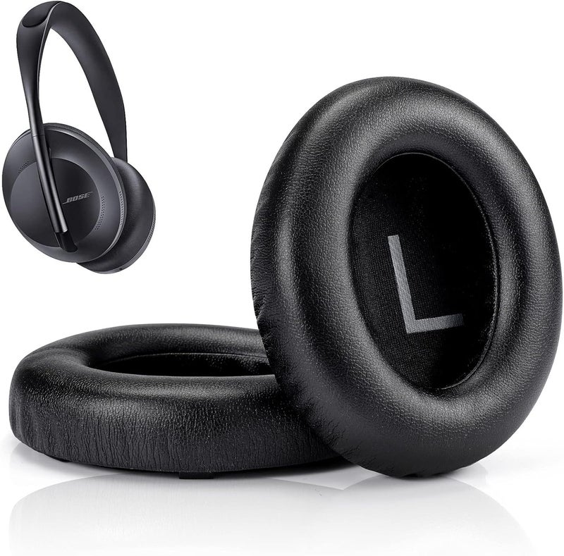 Cypher.V وسادات أذن بديلة، غطاء وسادات للأذن لسماعات Bose 700 المانعة للضوضاء NC700 فوق الأذن (أسود) - Image 1