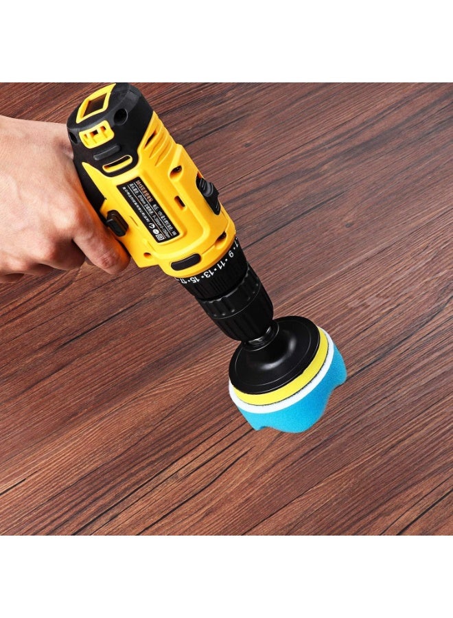 Car Sponge and Wool Polishing Pad Kit (8 Pieces) | High Quality for Auto Detailing - Image 2