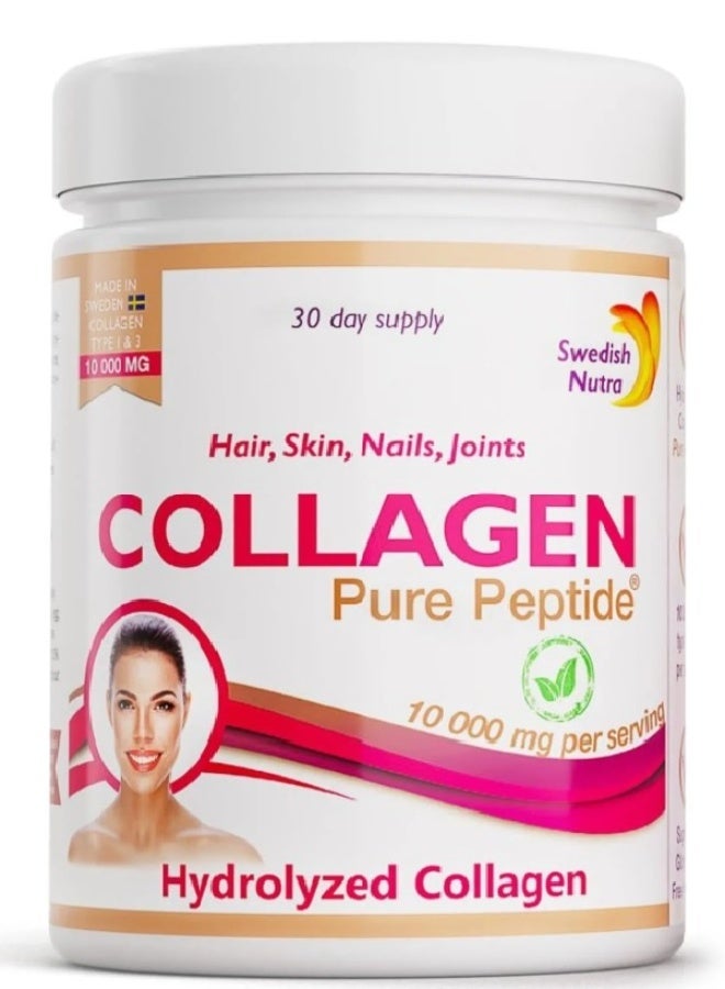 Swedish Nutra Collagen Pure Peptide 10000mg 30S
