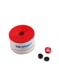 Royal ROYAL - Premium Selection Seatbelt with Particularly High Wearing Comfort. The German BERGER Innovations for Seatbelts, Comfort Car Safety Belts with Soft Edges & Over-lasting Lateral Stiffness (Red)  - Image 3