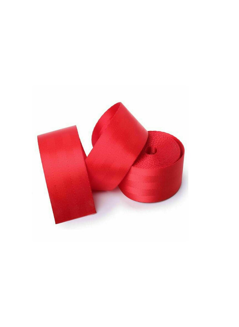 Royal ROYAL - Premium Selection Seatbelt with Particularly High Wearing Comfort. The German BERGER Innovations for Seatbelts, Comfort Car Safety Belts with Soft Edges & Over-lasting Lateral Stiffness (Red)  - Image 5