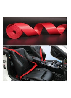 Royal ROYAL - Premium Selection Seatbelt with Particularly High Wearing Comfort. The German BERGER Innovations for Seatbelts, Comfort Car Safety Belts with Soft Edges & Over-lasting Lateral Stiffness (Red)  - Image 4