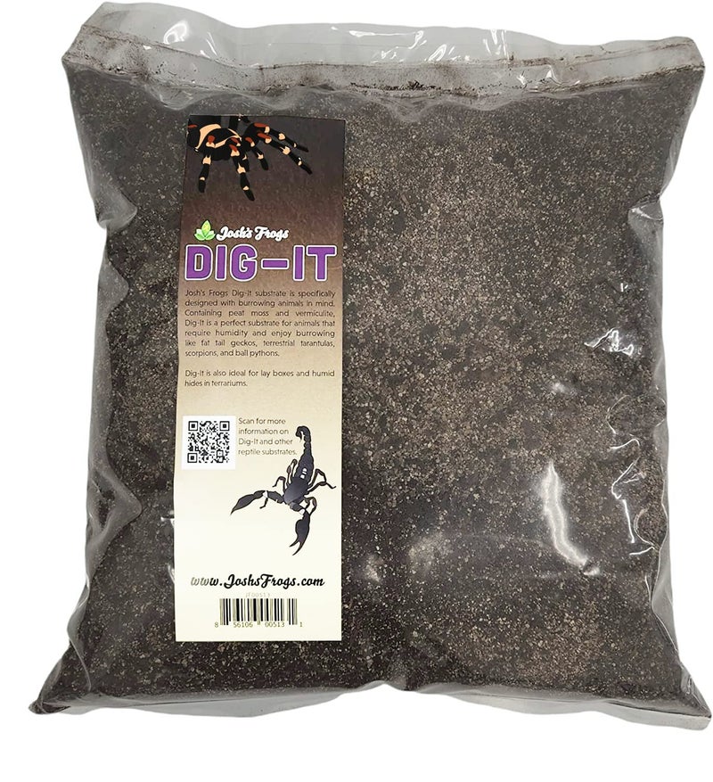 Josh's Frogs Dig-It (10 Quarts)- Substrate for Burrowing Lizards, Invertebrates, Lay Boxes and Humid Hides - Image 1