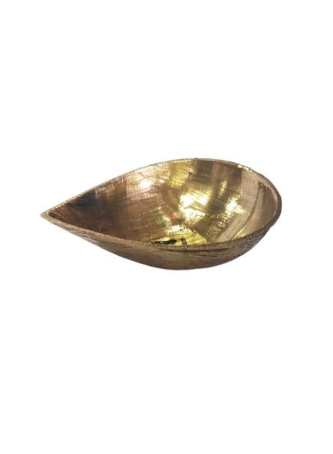MAYAPURI 4 Inches Handmade Pure Brass Pital Pradip Diya/Pradeep for Daily Usage and Pooja - Image 1