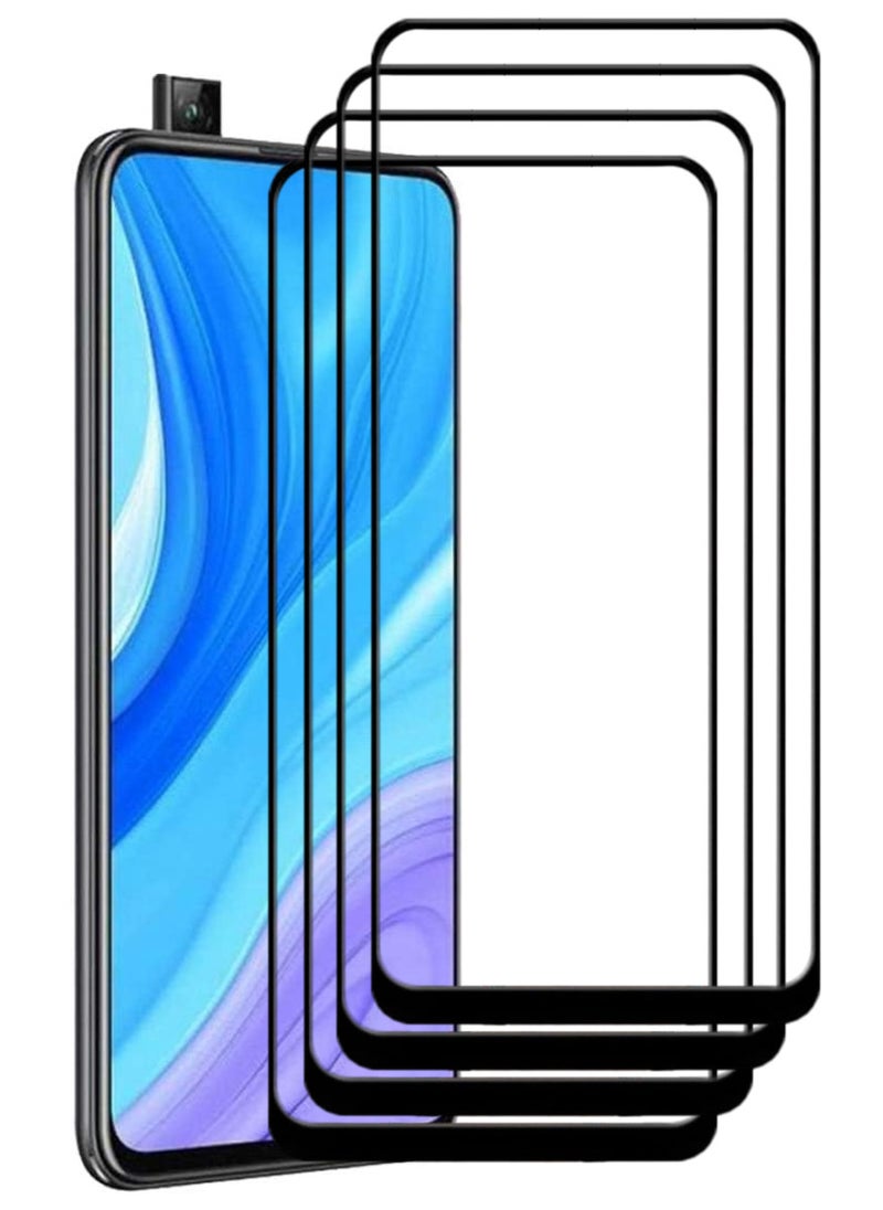 ACLIX 4 Pieces Antistatic ESD Dustproof Premium Quality High Definition Tempered Glass Screen Protector Designed For Huawei Y9s - Image 1