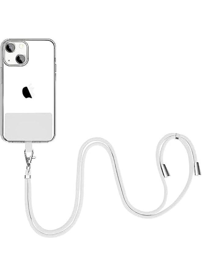 GELESE Cell Phone Lanyard,Universal Crossbody Patch Phone Lanyards for Keys Card Holder,Adjustable Nylon Neck Strap Phone Lanyards with Phone Tether Tabs Compatible with Most Smartphones  - Image 1