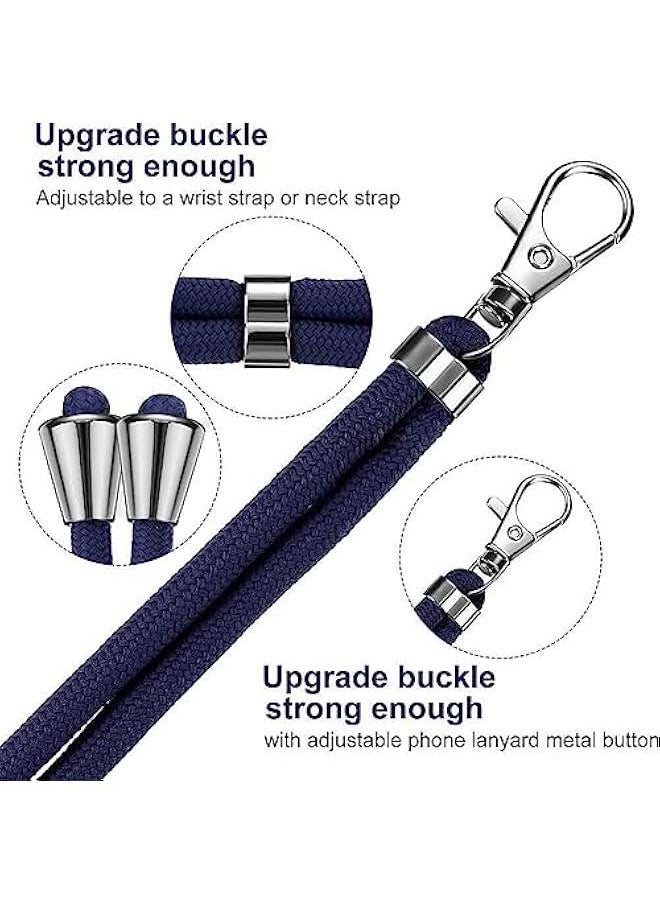 GELESE Cell Phone Lanyard,Universal Crossbody Patch Phone Lanyards for Keys Card Holder,Adjustable Nylon Neck Strap Phone Lanyards with Phone Tether Tabs Compatible with Most Smartphones  - Image 4