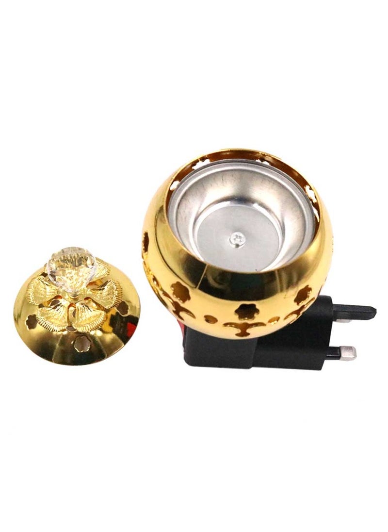 Bakhoor BoSidin Bakhoor BoSidin – Oud Bakhoor Incense Burner Electric Mabkhara Gold  - Image 2