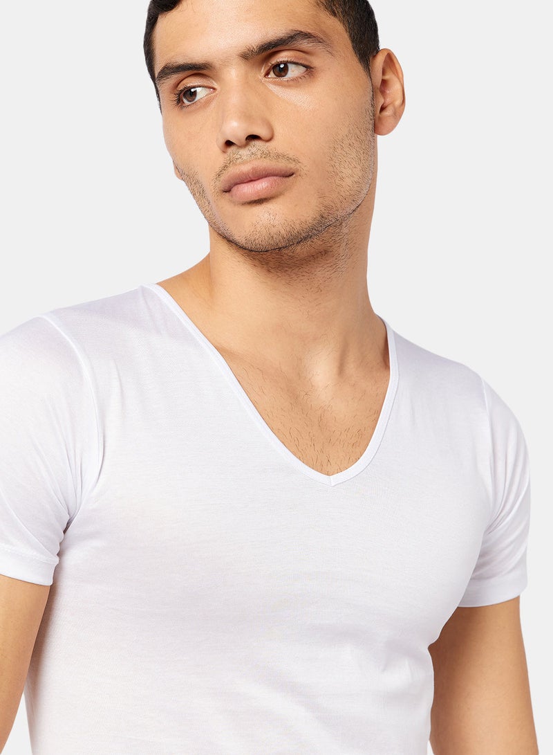 COTTONIL Basic V-Neck Undershirt - Image 3