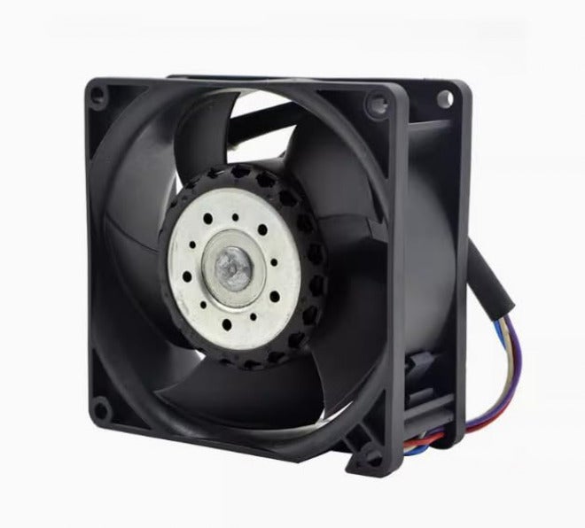 3214J/2H3F DC 24V 1.2A 29W مروحة تبريد بتقنية المحول (Inverter) أبعادها 92x92x38 مم وطولها 9 سم، تحتوي على 4 أسلاك كهربائية - Image 3