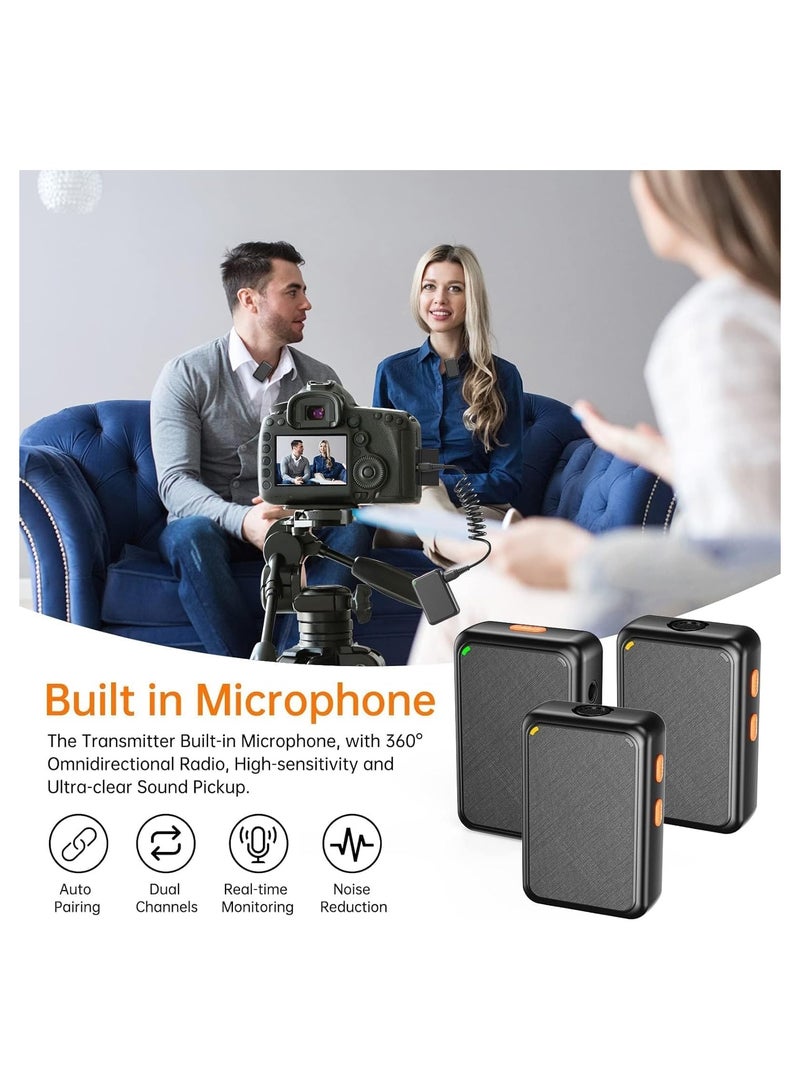 إلترازون 2 قطعة محول لاسلكي احترافي، بلوتوث، USB، أسود - Image 2